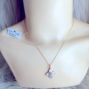 Sterling Silver 925 Flower Pendant Necklace